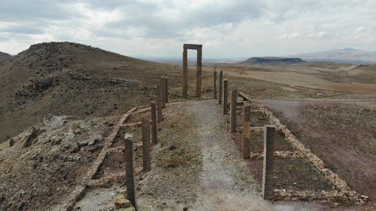 Kapadokya’nın ’uzaydan görülen figürleri’ havadan görüntülendi