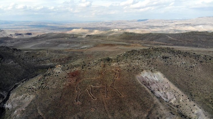 Kapadokya’nın ’uzaydan görülen figürleri’ havadan görüntülendi