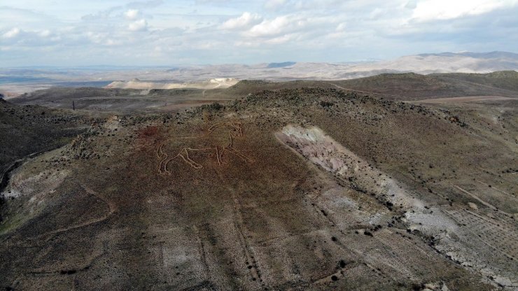 Kapadokya’nın ’uzaydan görülen figürleri’ havadan görüntülendi