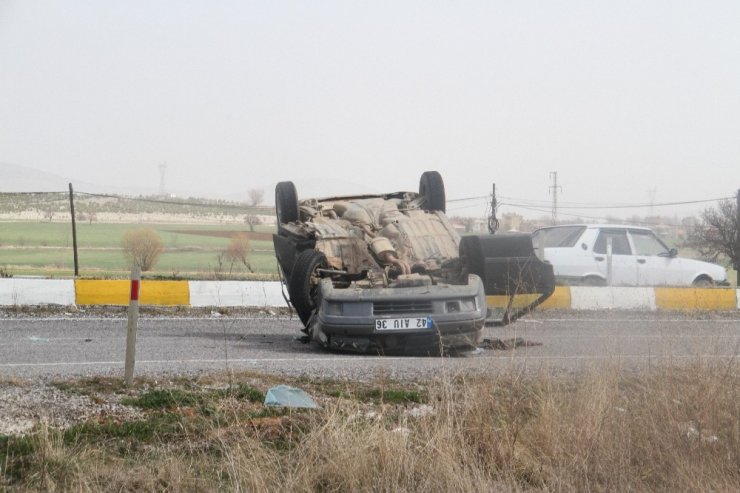 Konya’da otomobiller çarpıştı: 7 yaralı