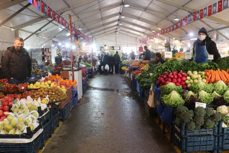 Perakende Sebze Halinde yenileme çalışmalarına başlandı