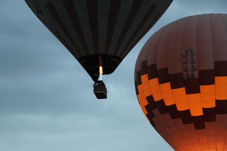 Kapadokya’da balon turları iptal edildi