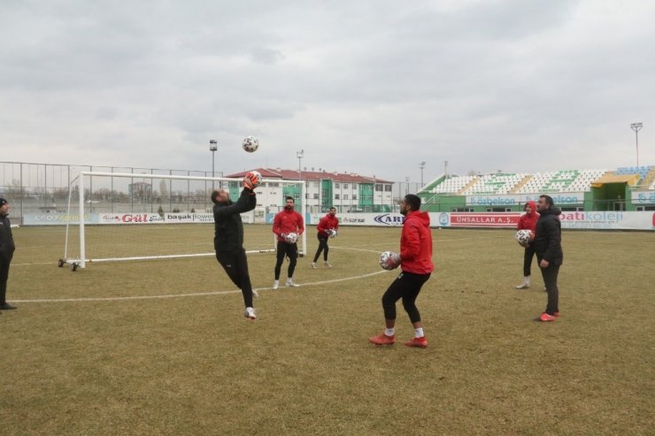 Sivas Belediyespor, Bodrumspor maçının taktiğini çalıştı