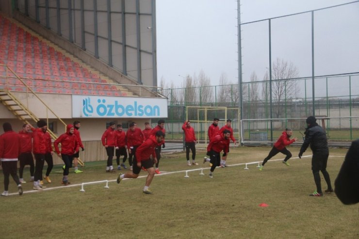 Sivas Belediyespor, Bodrumspor maçının taktiğini çalıştı