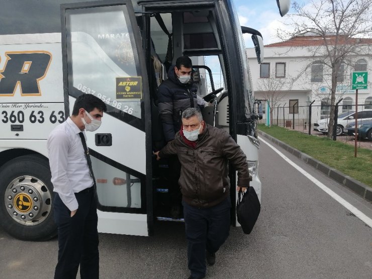 Aksaray’da yolcu otobüsünde korona alarmı