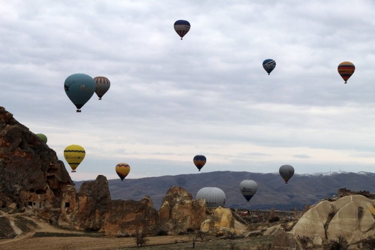 Kapadokya’da balon turları hafta sonuna kadar yapılamayacak