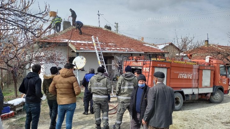 Baca yangını paniğe neden oldu