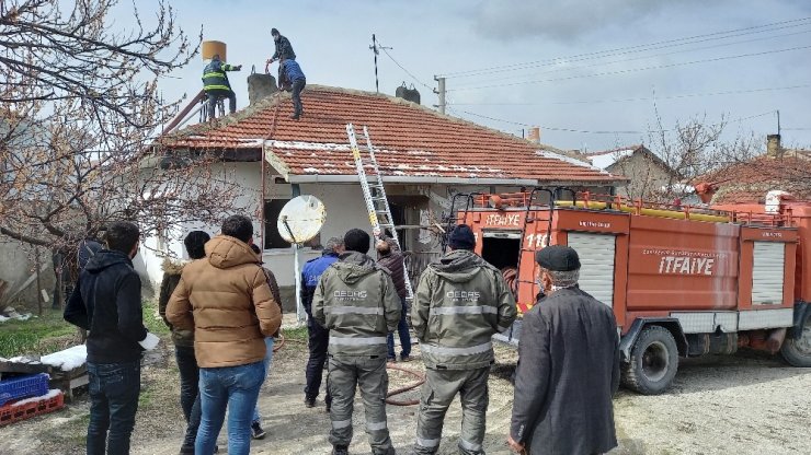 Baca yangını paniğe neden oldu