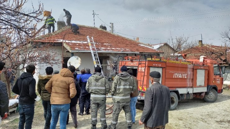 Baca yangını paniğe neden oldu