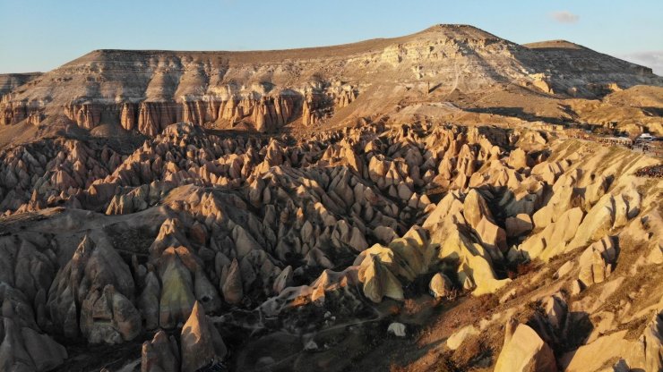 Kapadokya’ya günbatımı için akın akın geliyorlar