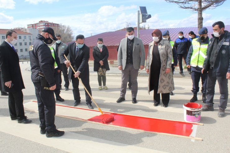 Akyurt’ta ’Yayalar Kırmızı Çizgimizdir’ uygulaması başladı