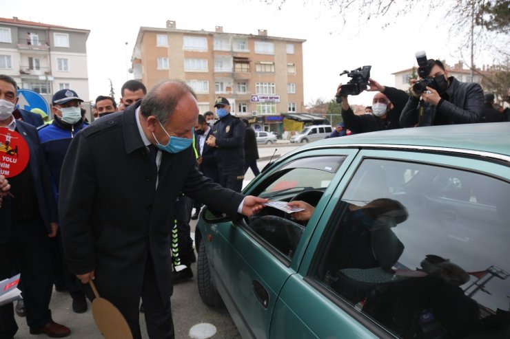 Ereğli’de ’Yayalar Kımızı Çizgimiz" etkinliği düzenlendi