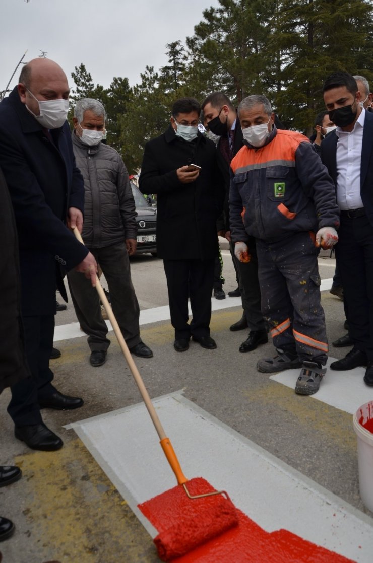 Ereğli’de ’Yayalar Kımızı Çizgimiz" etkinliği düzenlendi