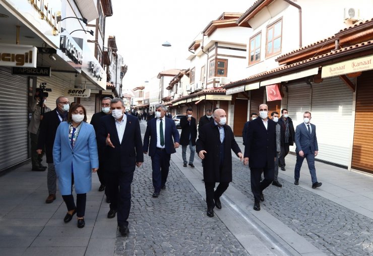 Başkanlar Konya’nın tarihi dokusuna ve şehirciliğine hayran kaldı