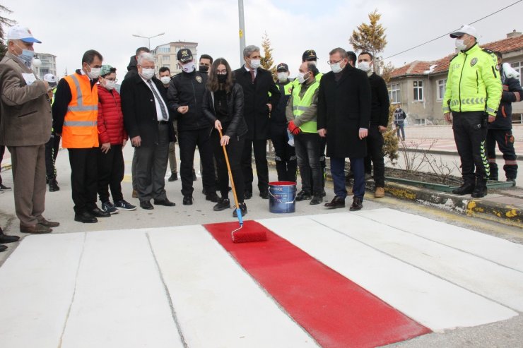 Yozgat’ta ‘Yayalar Kırmızı Çizgimizdir’ etkinliği düzenlendi