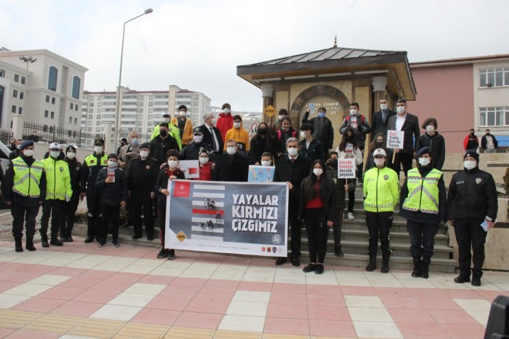 Yozgat’ta ‘Yayalar Kırmızı Çizgimizdir’ etkinliği düzenlendi