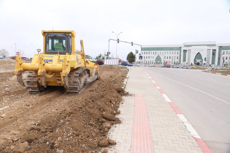 Karaman’da kavşak düzenlemesi