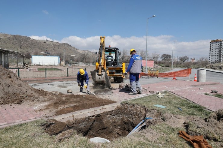 Büyükşehir çökertme baca ile yağmur ve kar sularını değerlendiriyor