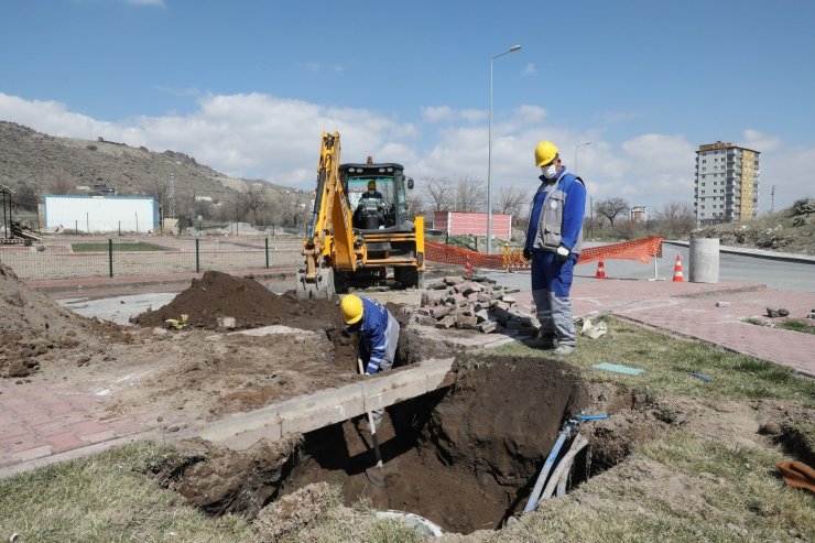 Büyükşehir çökertme baca ile yağmur ve kar sularını değerlendiriyor