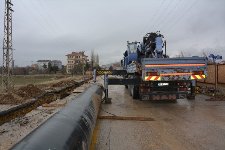 Akyurt’ta içme suyu hattı yapımına başlandı