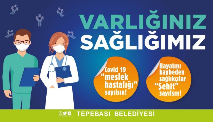 Başkan Ataç hayatını kaybeden sağlık çalışanlarını andı