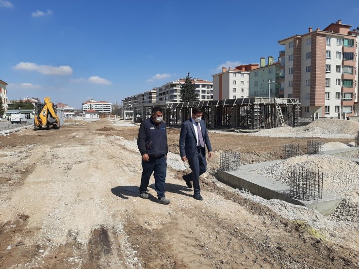 Başkan Kılca, yapımı süren proje ve yatırımları inceledi