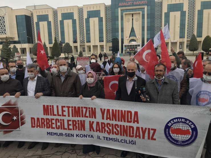 Konya’da, bildiri yayınlayan 104 emekli amirale suç duyurusu