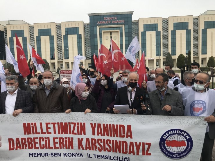 Konya’da, bildiri yayınlayan 104 emekli amirale suç duyurusu