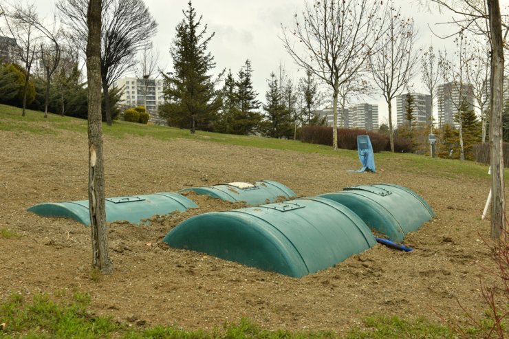 Başkent’in parkları yağmur suyu ile sulanacak