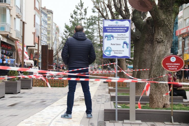 Eskişehir’de yoğunluk oluşturan parklar kapatıldı