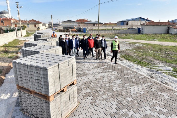 Karatay’da bu yılki kilit parke taş hedefi 1 milyon metrekare