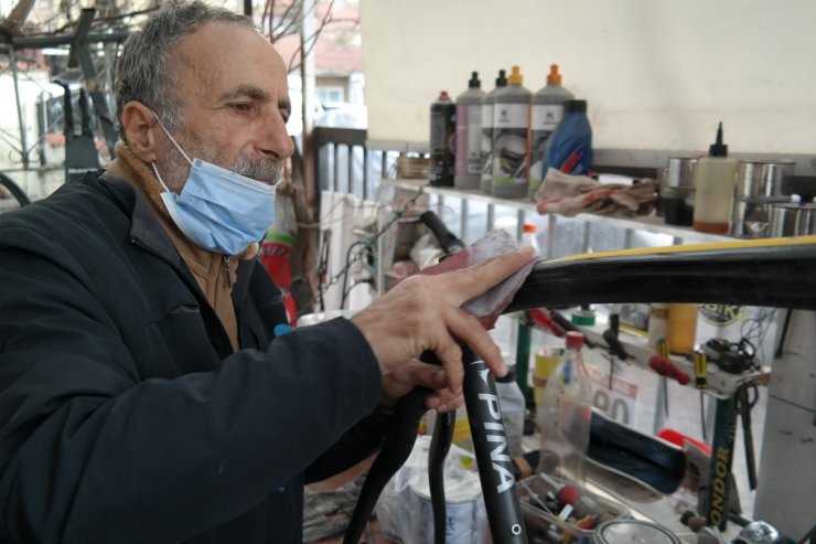 Bahar geldi, bisikletler bodrumdan çıktı