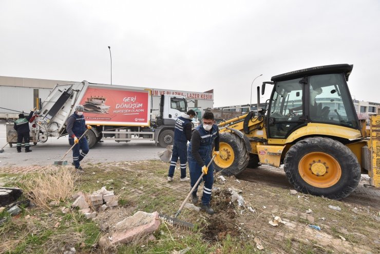 Karatay’daki sanayi sitelerinde temizlik çalışmaları başlatıldı