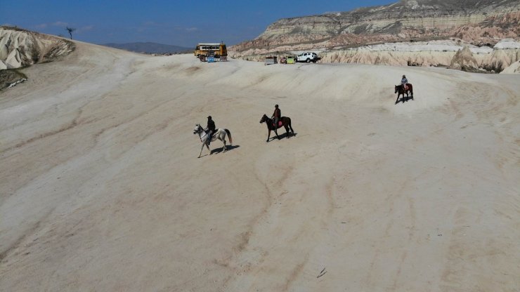 Kapadokya bölgesini 3 ayda 197 bin 541 turist ziyaret etti