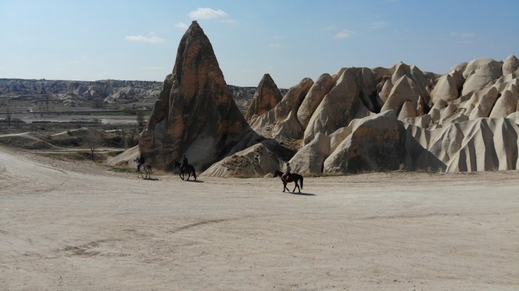 Kapadokya bölgesini 3 ayda 197 bin 541 turist ziyaret etti