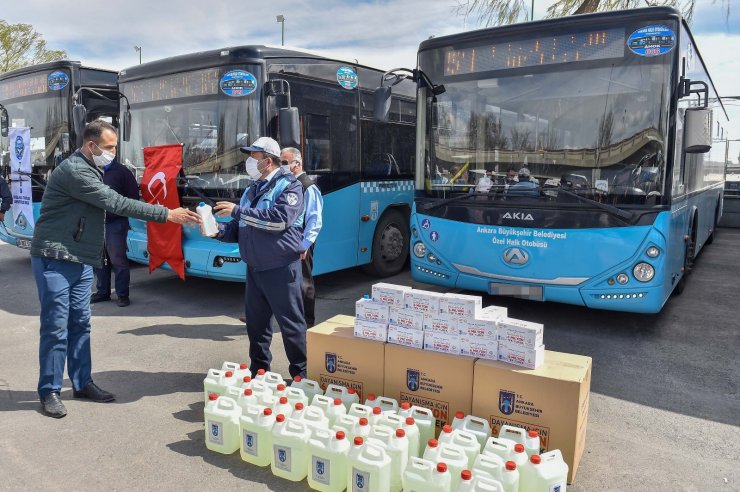 Ankara zabıtası hijyen mesaisinde