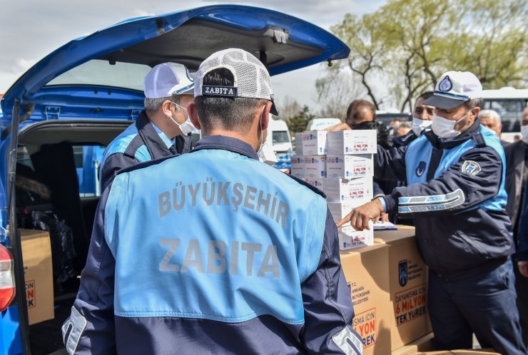 Ankara zabıtası hijyen mesaisinde