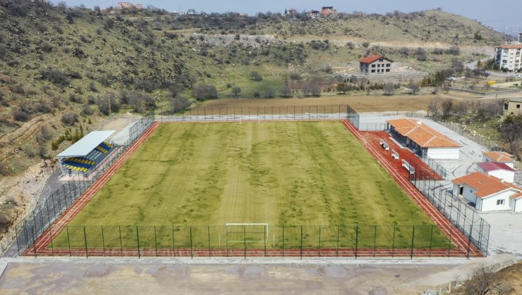 Hacılar Fevzi Mercan Stadyumu açılışa hazır