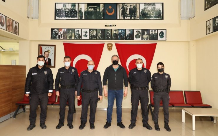 Başkan Savran, polis noktalarını ziyaret etti