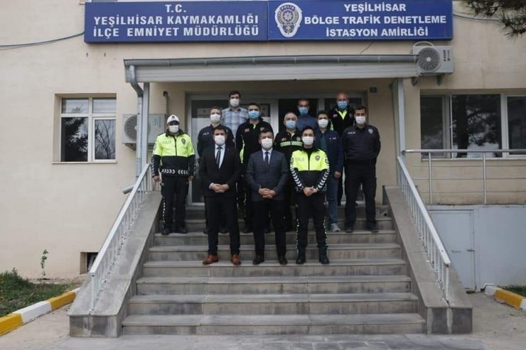 Yeşilhisar’da Polis Haftası ziyaretleri