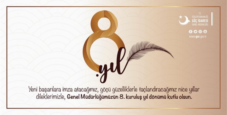 Göç İdaresi Genel Müdürlüğü’nden "insan odaklı" 8 yıl