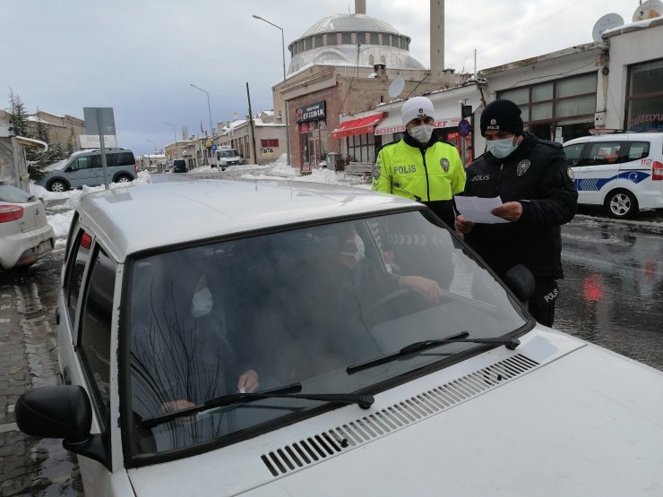 Güzelyurt ilçesinde polis ihlale izin vermiyor