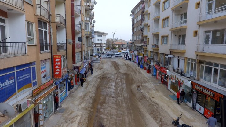 Belediye, Müftülük Caddesinde altyapı çalışmalarına başladı