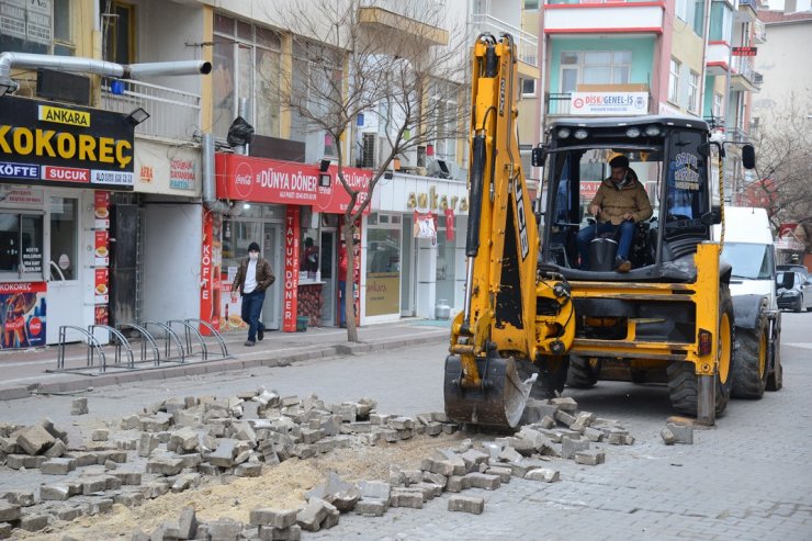 Belediye, Müftülük Caddesinde altyapı çalışmalarına başladı