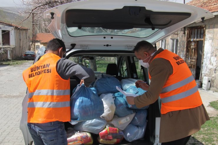 Bünyan Belediyesi’nden 2 bin aileye gıda kolisi yardımı