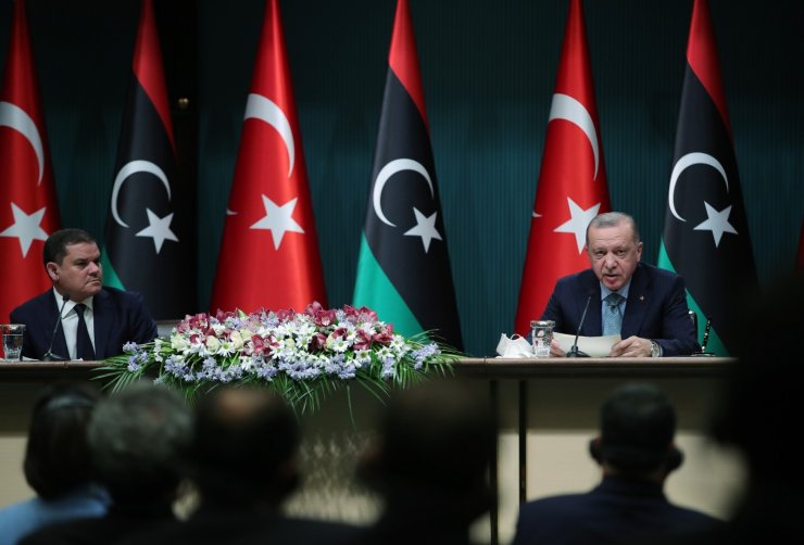 Cumhurbaşkanı Erdoğan: "Libya’da hak, adalet ve meşruiyet yerine darbenin ve darbecilerin yanında saf tutanlar bu katliamlara ortak olmuşlardır"