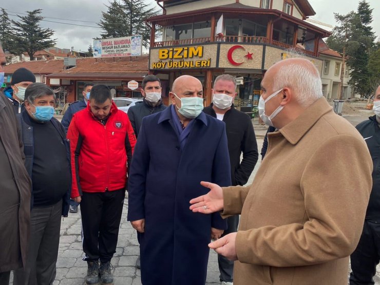 Başkan Altınok’tan Kızılcahamam’a geçmiş olsun ziyareti