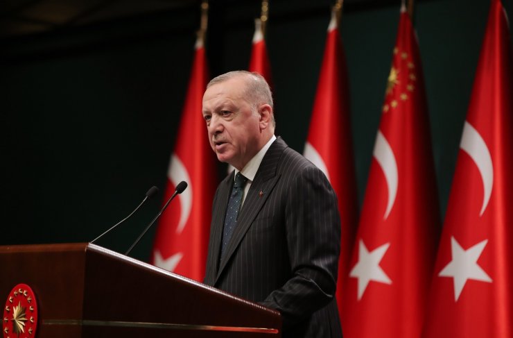 Cumhurbaşkanı Erdoğan: "Tedbirleri biraz daha sıkılaştırarak kısmi kapanma uygulanmasına geçiyoruz"