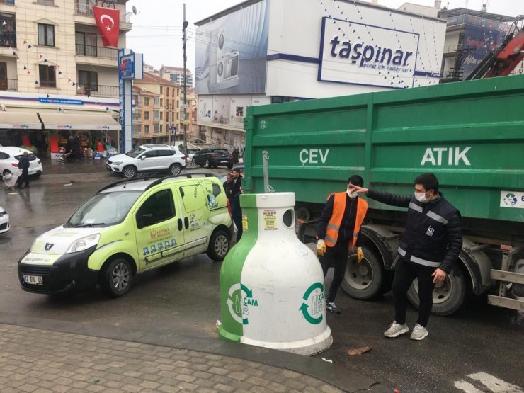 Keçiören’de bir yılda “bin 486 ton” atık cam toplandı