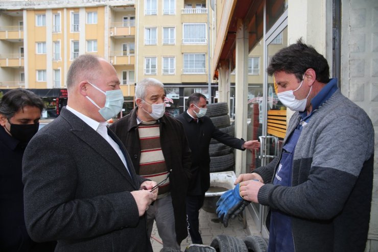 Başkan Bilgin problemleri yerinde çözüyor